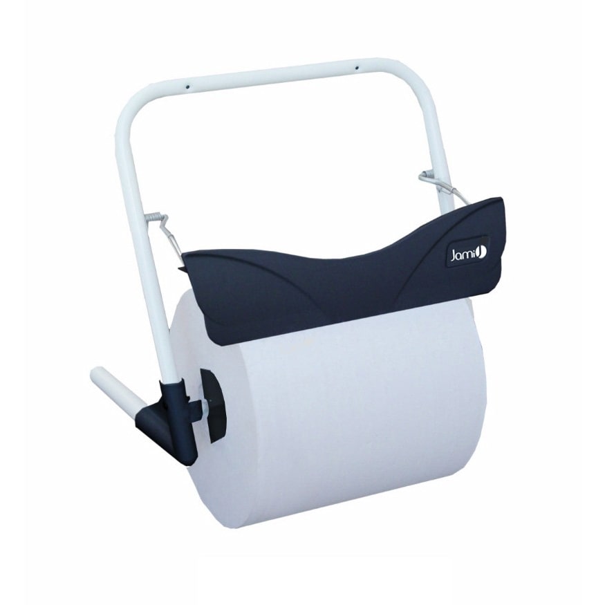 Dispensador de papel bobina industrial a pared marca jami. Dispensador de papel bobina. pared.