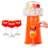 thumbnail of Oranje kunststof SPRIZZER set met 3 glazen voor frisse en sprankelende aperitieven, exclusief Italiaans design – SPRIZZER