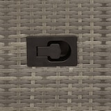 thumbnail of vidaXL Tuinstoelen 2 st verstelbaar met kussens poly rattan grijs