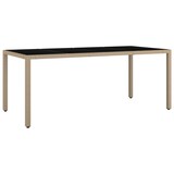 thumbnail of vidaXL 7-tlg. Garten-Essgruppe mit Kissen Beige Poly Rattan