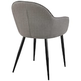 thumbnail of Set van 2 Eetkamerstoelen Boise Stof donkergrijs