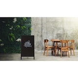 thumbnail of ALLboards Kundenstopper, SCHWARZ, Aufsteller mit Kreidefläche, einseitig 78×44 cm, Werbeaufsteller