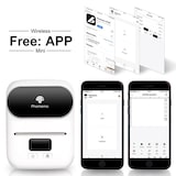 thumbnail of Mini Imprimante Bluetooth Portable Sans Encre Pour Étiquettes Rapides Et Faciles Noir YONIS