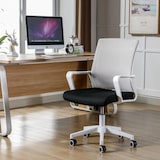 thumbnail of ZIK Sedia da Ufficio Girevole Regolabile in Altezza, Supporto Lombare e Braccioli - Bianco