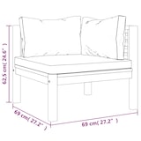thumbnail of vidaXL 5-tlg. Garten-Lounge-Set mit Auflage Massivholz Akazie