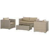 thumbnail of Outsunny Set 4 Pz Salotto da Esterni Mobili da Giardino in Rattan