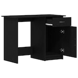 thumbnail of vidaXL Schreibtisch mit Speicher Schwarz Eichen-Optik 100 x 50 x 76 cm
