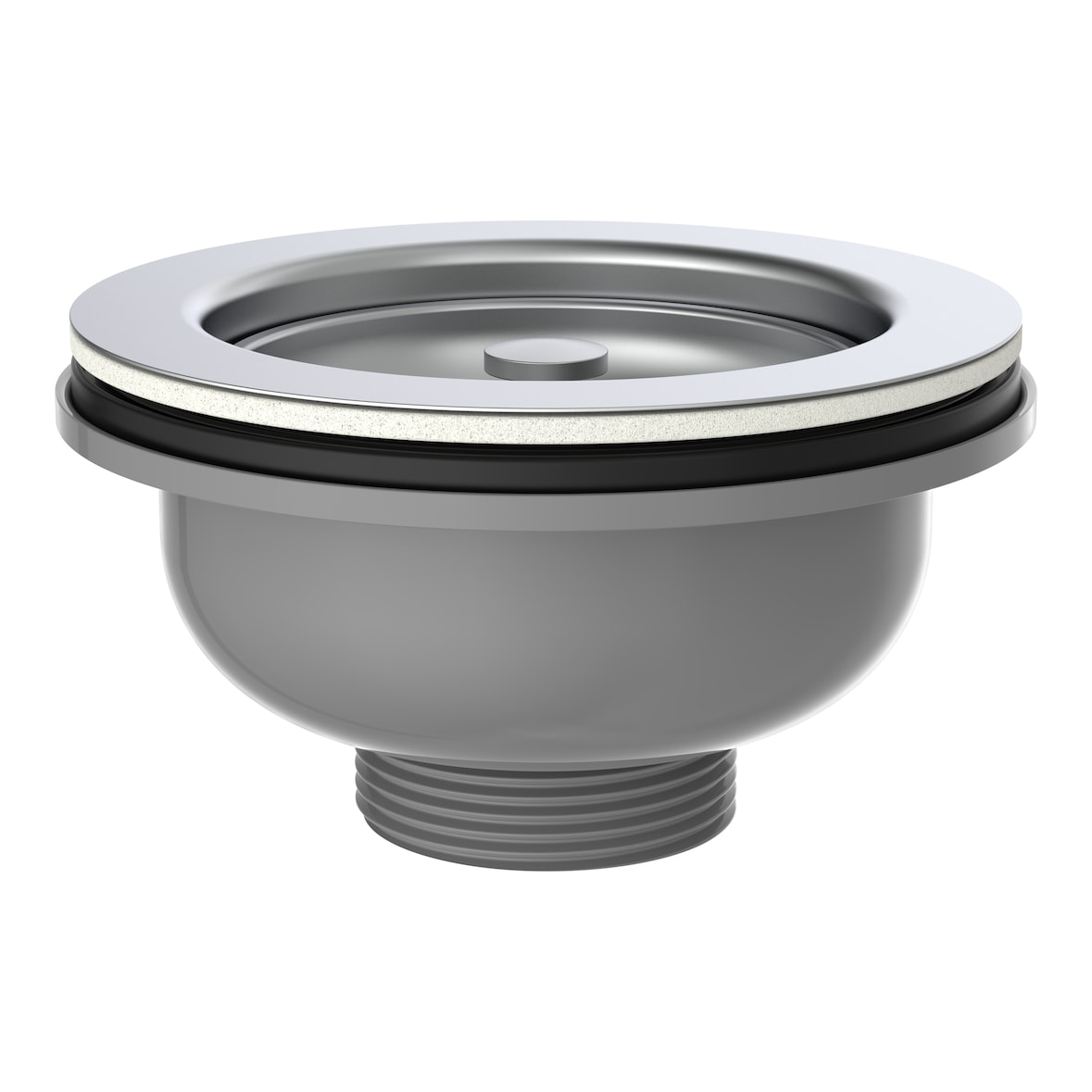 ECO SAVE Siebkörbchen Spüle, Edelstahl Abflusssieb Küche, Sieb für Spülbecken Ablaufventil