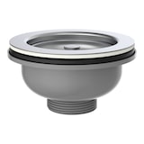 thumbnail of ECO SAVE Siebkörbchen Spüle, Edelstahl Abflusssieb Küche, Sieb für Spülbecken Ablaufventil