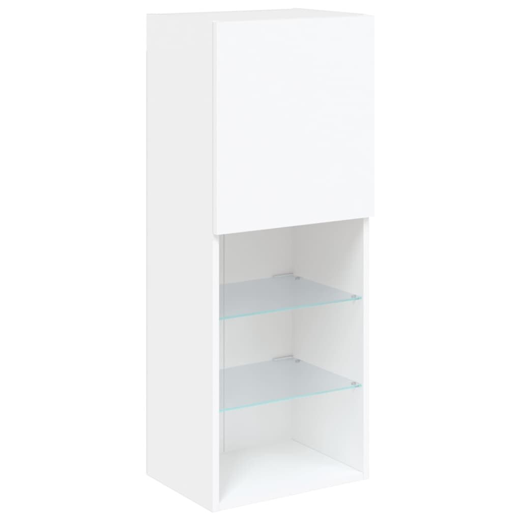 Helloshop26 - Multimedia-TV-Ständer TV-Regal Sideboard TV-Schrank für Esszimmer Wohnzimmer Schlafzimmer mit LED-Beleuchtung 40,5 x 02_0026596