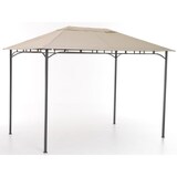 thumbnail of Gazebo da Giardino 3x2m in Ferro e Poliestere Rodi Beige