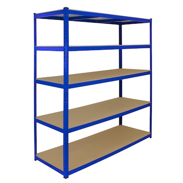 Monster Racking 10 x T-rax Stellingkasten - 160x60x180 cm - Blauw | Makro