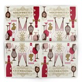 thumbnail of Sovie HORECA Serviette Celebration in Champagner-Bordeaux aus Linclass® Airlaid 40 x 40 cm, 50 Stück - Wein Feier Geburtstag Anstoßen