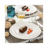 thumbnail of MONOUSO - Zuckerrohr Teller "Premium Wave" Weiß Ø18cm (600 Stück)