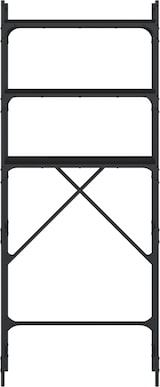 thumbnail of vidaXL Waschmaschinenregal Schwarz 67x25x163 cm Holzwerkstoff