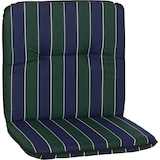 thumbnail of Paspelauflage Niedriglehner blau dunkelgrün gestreift