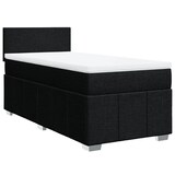 thumbnail of vidaXL Boxspringbett mit Matratze Schwarz 80x200 cm Stoff