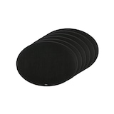 thumbnail of Set de table ovale - 6 pièces - Feutre recyclé noir