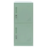 thumbnail of Décoshop26 - Armoire vestiaire métallique casier de rangement 2 portes 90x38x45 cm vert menthe 04_0008947