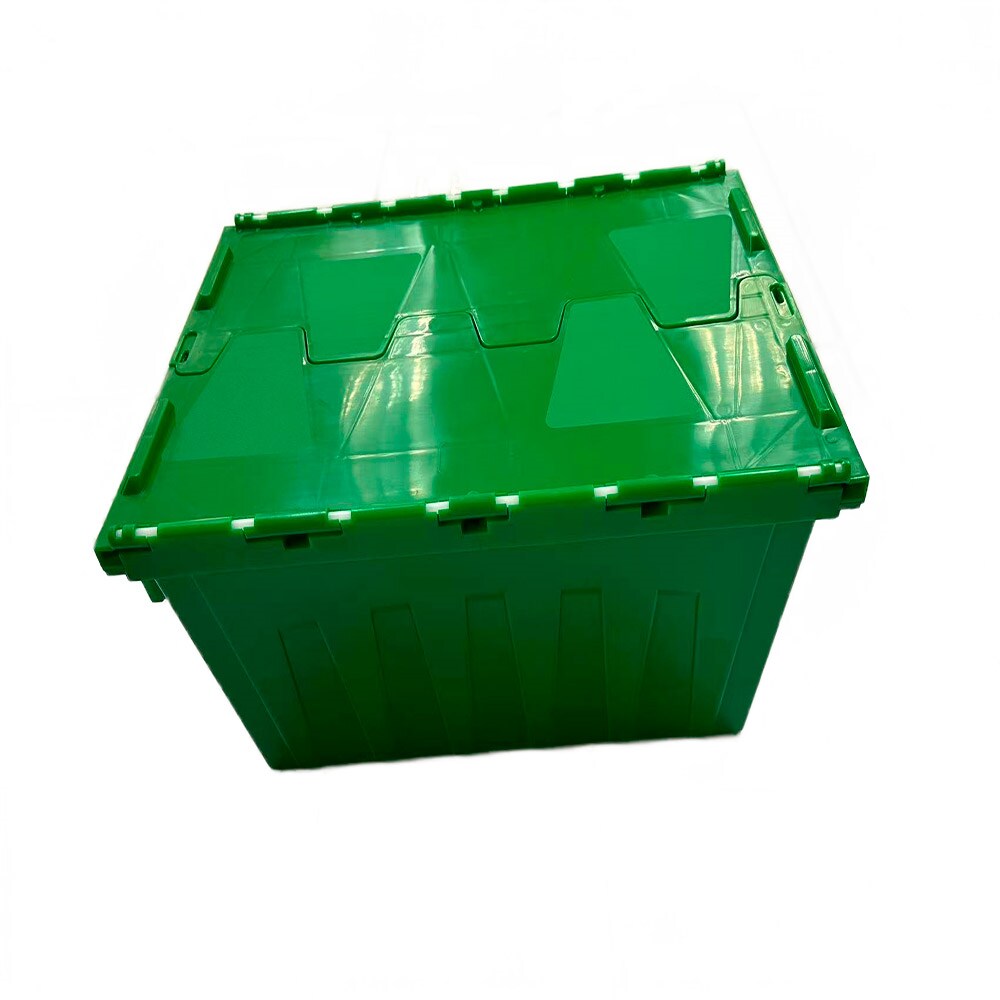 Garcia de Pou - Contenitore Nidificabile Con Coperchio Integrato 55 L 60X40X31,7 Cm Verde Pp