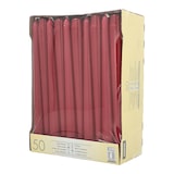 thumbnail of Starpak 50 Leuchterkerzen Ø 2,2 cm · 25 cm bordeaux