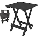 thumbnail of 2x Gartentisch Beistelltisch Tisch Klapptisch Kunststoff 50x45x43cm Schwarz