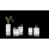 thumbnail of Lyxo Design - Tavolino Quadrato Luminoso con Cavo - Serie Blok da Esterno e Interno in Polietilene colore Bianco 55x55x55 cm TA420-0550X1