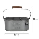 thumbnail of Cesta 6 garrafas com abridor desenho envelhecido  Aktive