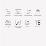 thumbnail of Espreguiçadeira de jardim antracite com almofada grossa