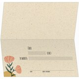 thumbnail of Gutscheinkarte DL 240g Graskarton Colorful plants 10+10 Stück