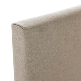 thumbnail of Tête de lit Aura tapissée en tissu Beige 160x60 cm