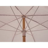 thumbnail of Guarda-sol de jardim em madeira de 1,80m em polyester com franja.