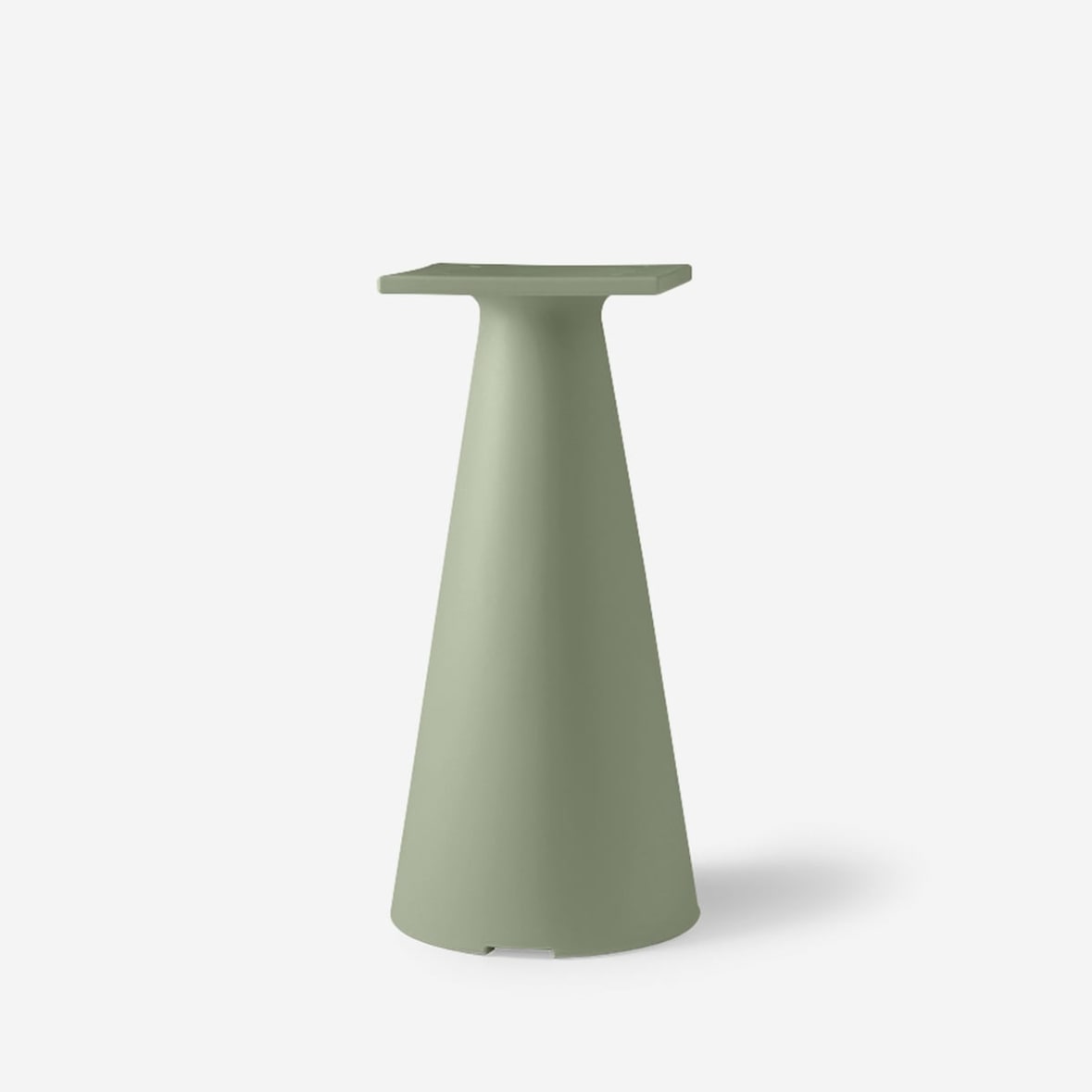 Gamba tavolino in polietilene design contract Tiffany 72 cm - Verde-TA307-0720M1-436CA