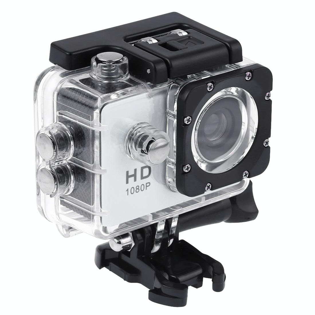 Camera Sport Full HD 1080P Étanche 30m Écran 2' Grand Angle 140° Argent YONIS