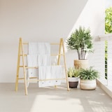 thumbnail of vidaXL Handdoekladder met 4 sporten 90x50x100 cm bamboe