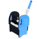 thumbnail of Hypafol Putzwagen | 2-Kammer Reinigungswagen | mit 24l Eimer mit Trennwand | Mopp-Presse | Gebäudereinigung, Hotelservice, Gastronomie, Büroreinigung