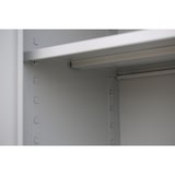 thumbnail of Stahl-Aktenschrank Metallschrank abschließbar Werkzeugschrank 195 x 92,5 x 60cm Weiß 530367