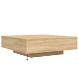 thumbnail of vidaXL Couchtisch mit LED-Leuchten Sonoma-Eiche 100x100x31 cm