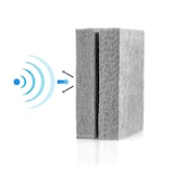 thumbnail of Mobiles Akustik-Trennwand-System FLEXMIUT 2er Set hellgrau hjh OFFICE