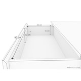 thumbnail of Kommode Massivholz Buche Sideboard Anrichte 4 Schubladen 90.51-90