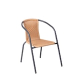thumbnail of aro Sillón apilable, polietileno, aspecto ratán, marrón oscuro/beige