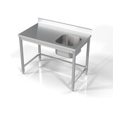 thumbnail of Chefgastro 700 Spültisch 1 Rechts 1200 BxTxH 1200x700x850mm