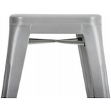 thumbnail of 4er Set Hocker Armin silber