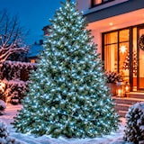 thumbnail of 500er LED Lichterkette Außen Innen Partylichterkette Weihnachtslichterkette weiß : Weiß : Transparent : 500 LED´s