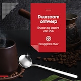 thumbnail of HGMD Teelöffel - 12 Stück - 13cm - Teelöffel - Kaffeelöffel - Rostfreier Stahl