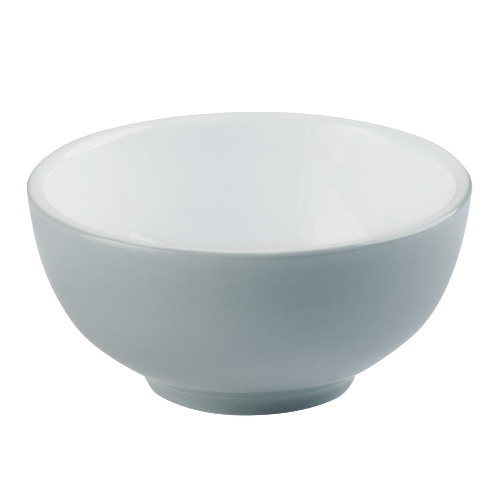 APS SNUG-kom 6-delige set - porselein, Ø 12 cm, 250 ml, blauw, stapelbaar, vaatwasmachinebestendig