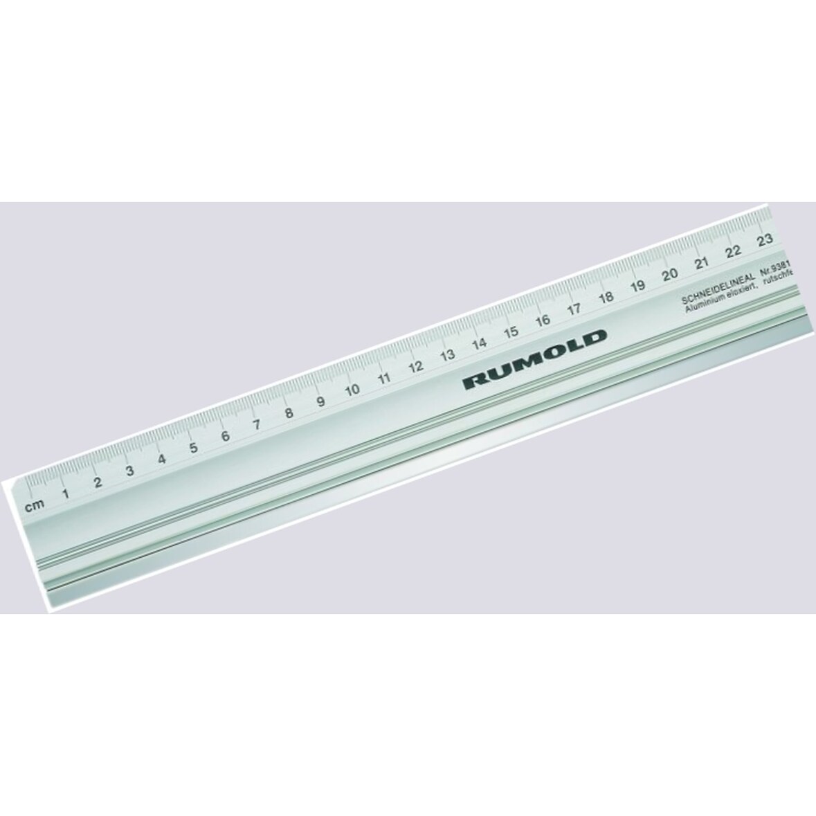 Schneidelineal Aluminium 60 cm Packung mit 10 Stück