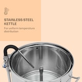 thumbnail of Mundschenk XXL Maischekessel Bierbrauanlage 3000W 50l 304 Edelstahl Silber-Metallic
