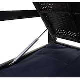 thumbnail of Décoshop26 - Banc de jardin 2 places en polyrotin gris coffre de rangement coussin d'assise beige 04_0004170