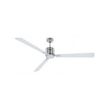 thumbnail of Deckenventilator mit WLAN CasaFan ECO NEO III 152 cm 948337 W Motor aus gebürstetem Chrom / Wendeflügel aus Wenge und Silber